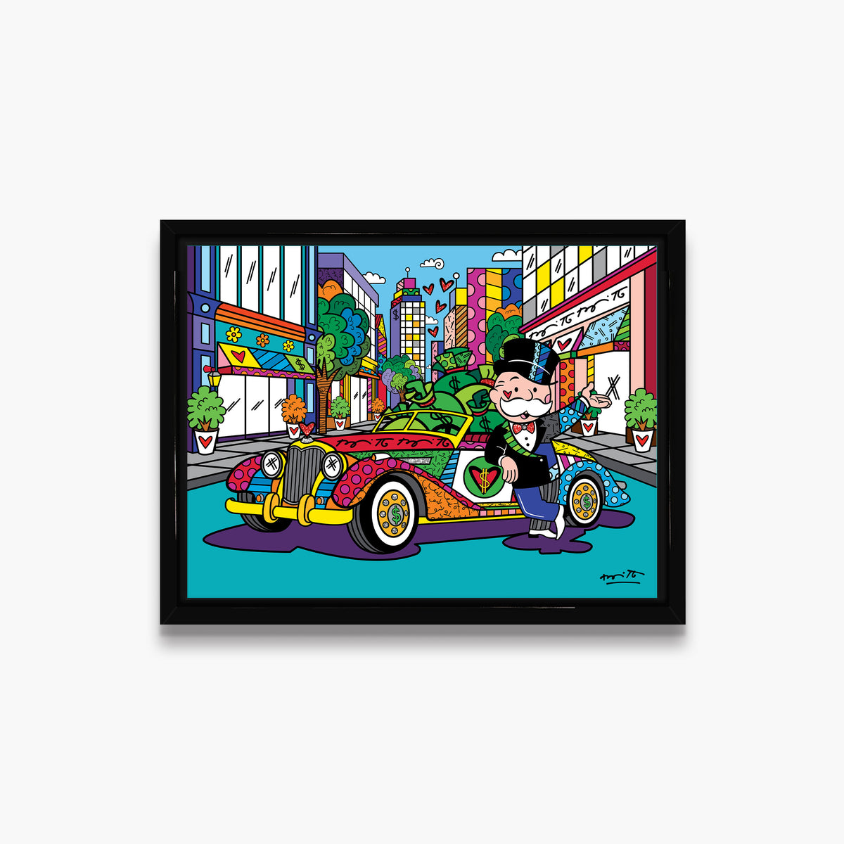 King Of The Town (Monopoly By Britto) - Limited Edition Print