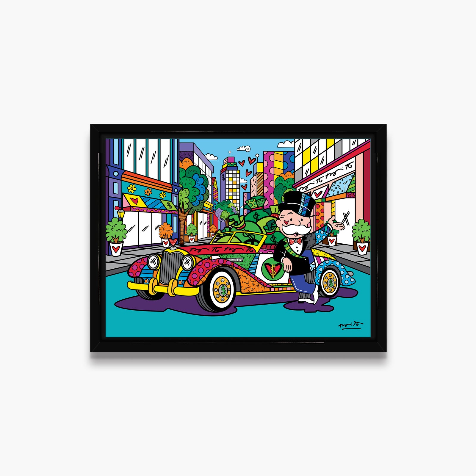 King Of The Town (Monopoly By Britto) - Limited Edition Print