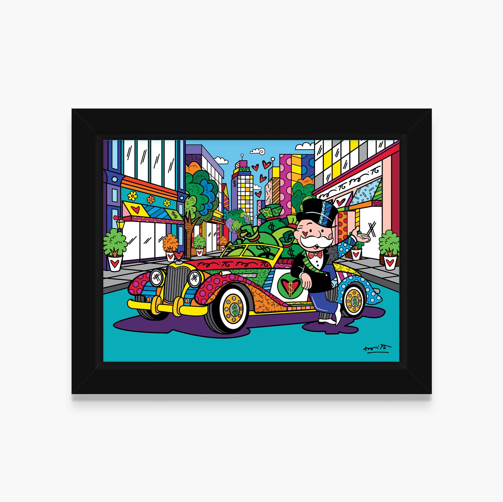 King Of The Town (Monopoly By Britto) - Limited Edition Print