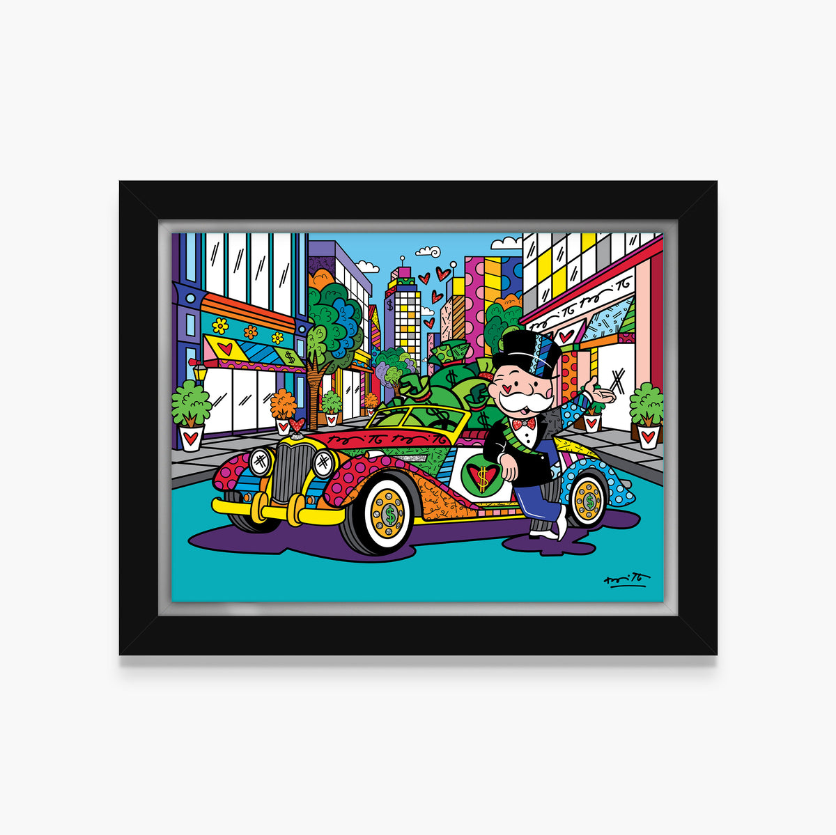 King Of The Town (Monopoly By Britto) - Limited Edition Print
