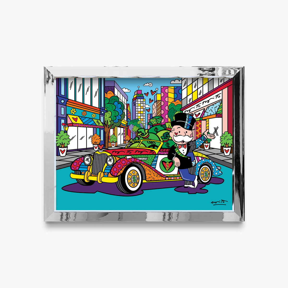 King Of The Town (Monopoly By Britto) - Limited Edition Print
