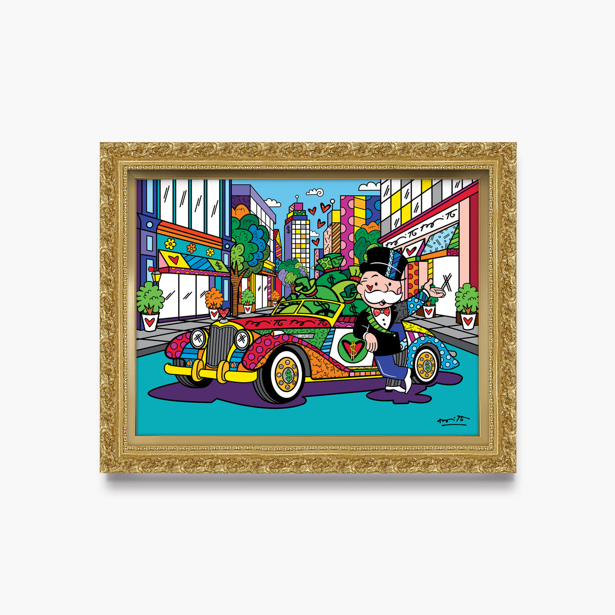 King Of The Town (Monopoly By Britto) - Limited Edition Print