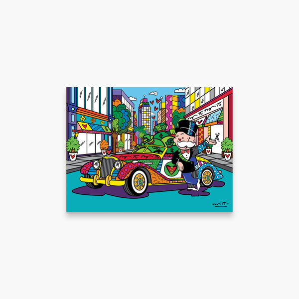 King Of The Town (Monopoly By Britto) - Limited Edition Print