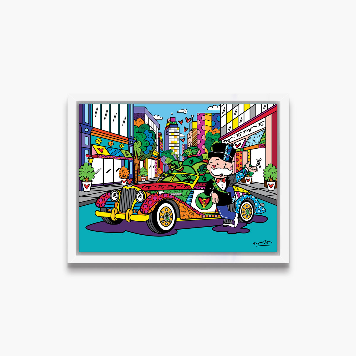 King Of The Town (Monopoly By Britto) - Limited Edition Print