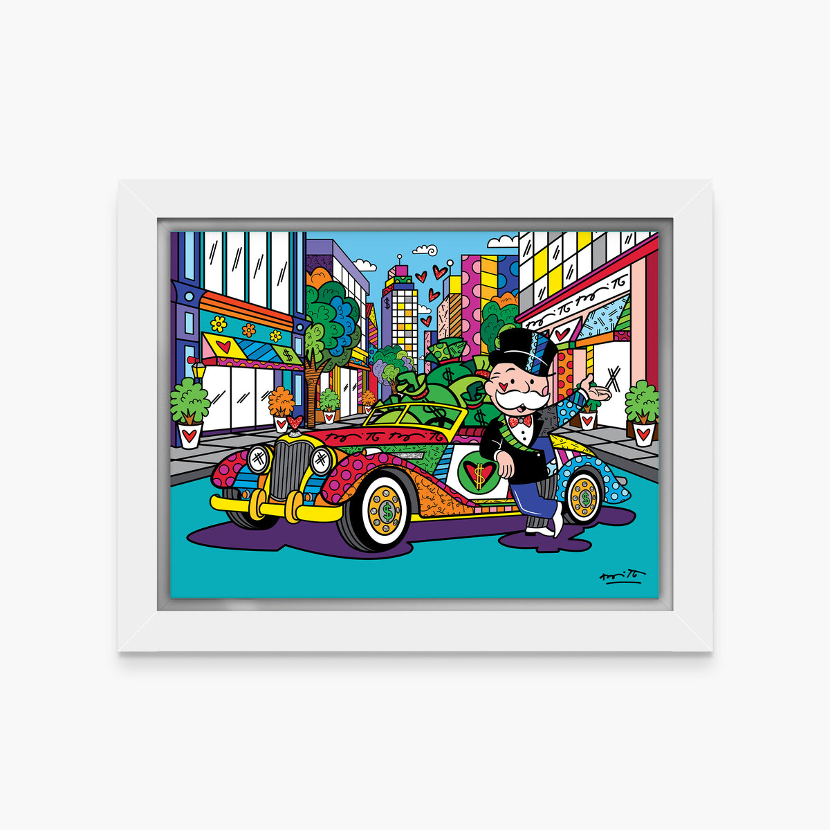 King Of The Town (Monopoly By Britto) - Limited Edition Print
