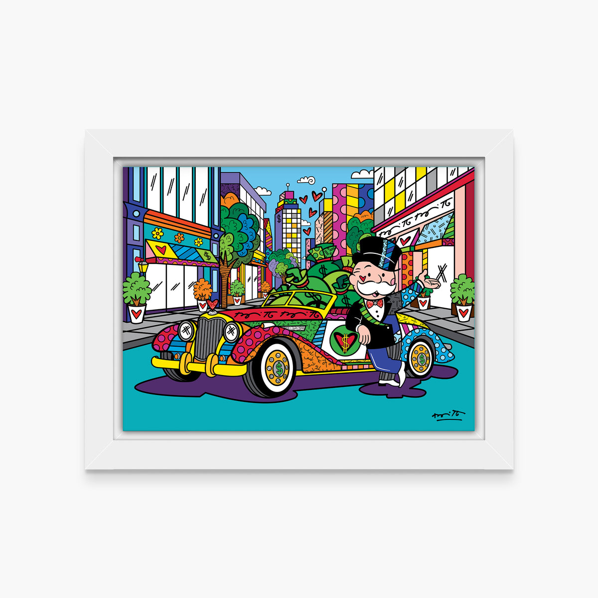 King Of The Town (Monopoly By Britto) - Limited Edition Print