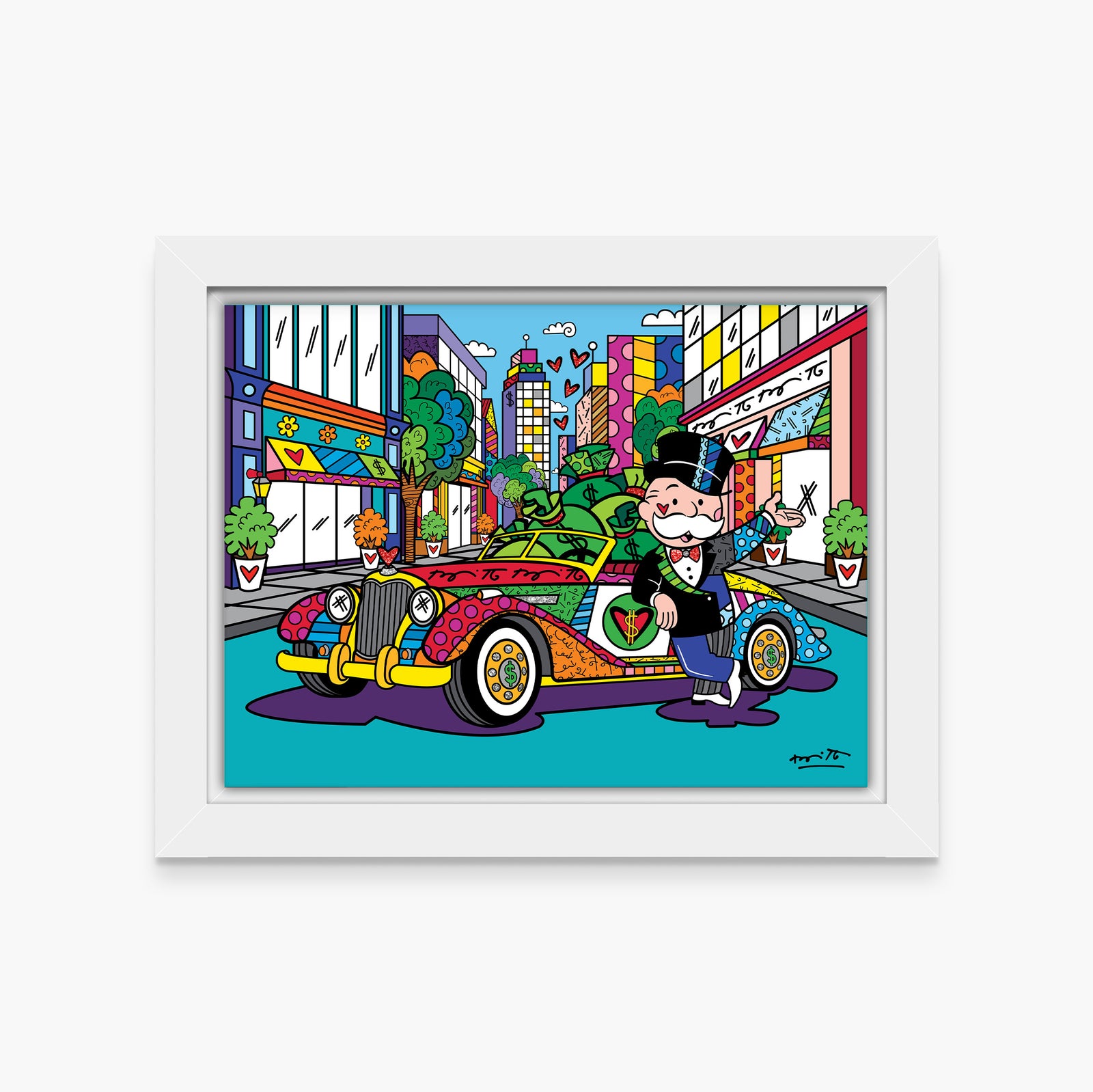 King Of The Town (Monopoly By Britto) - Limited Edition Print