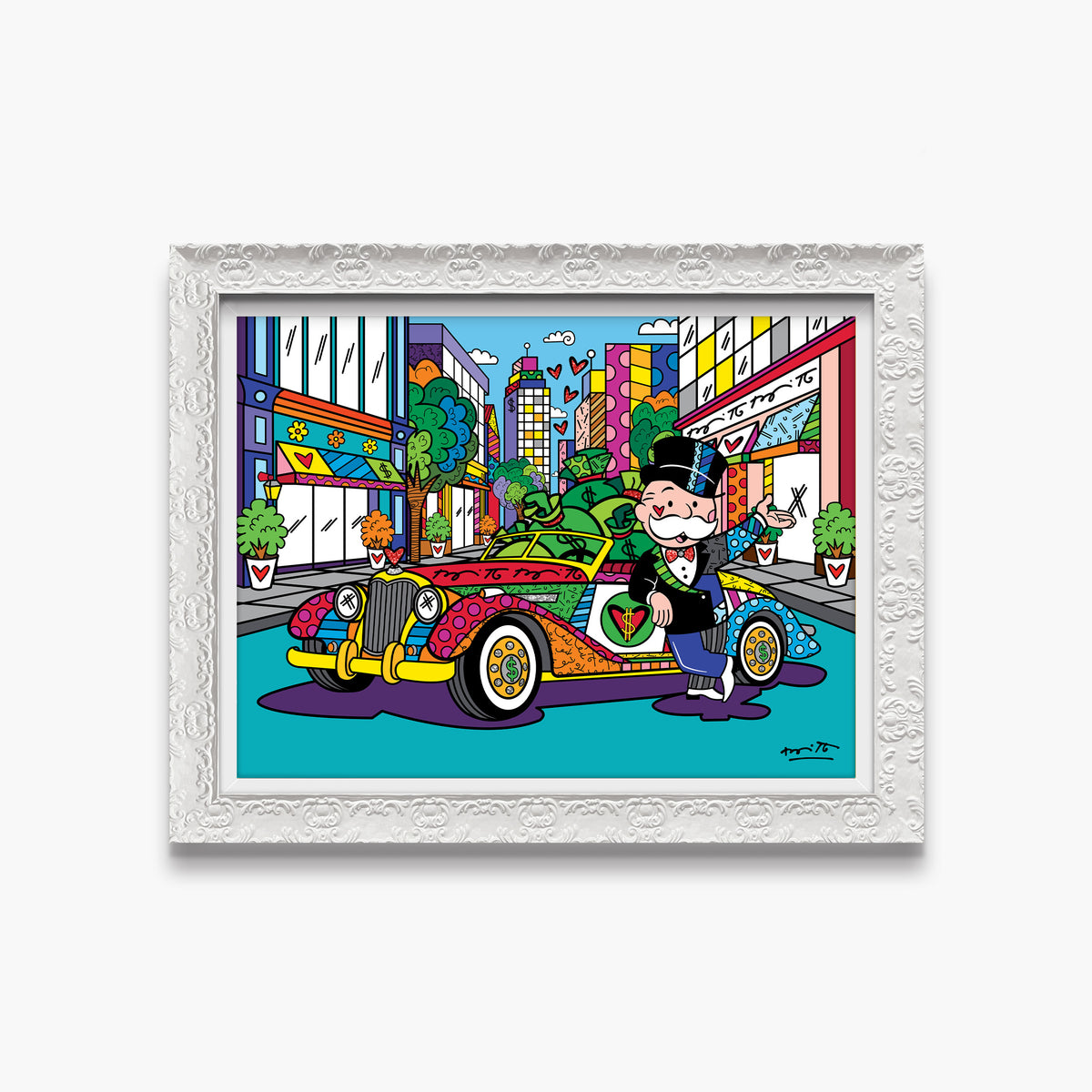 King Of The Town (Monopoly By Britto) - Limited Edition Print