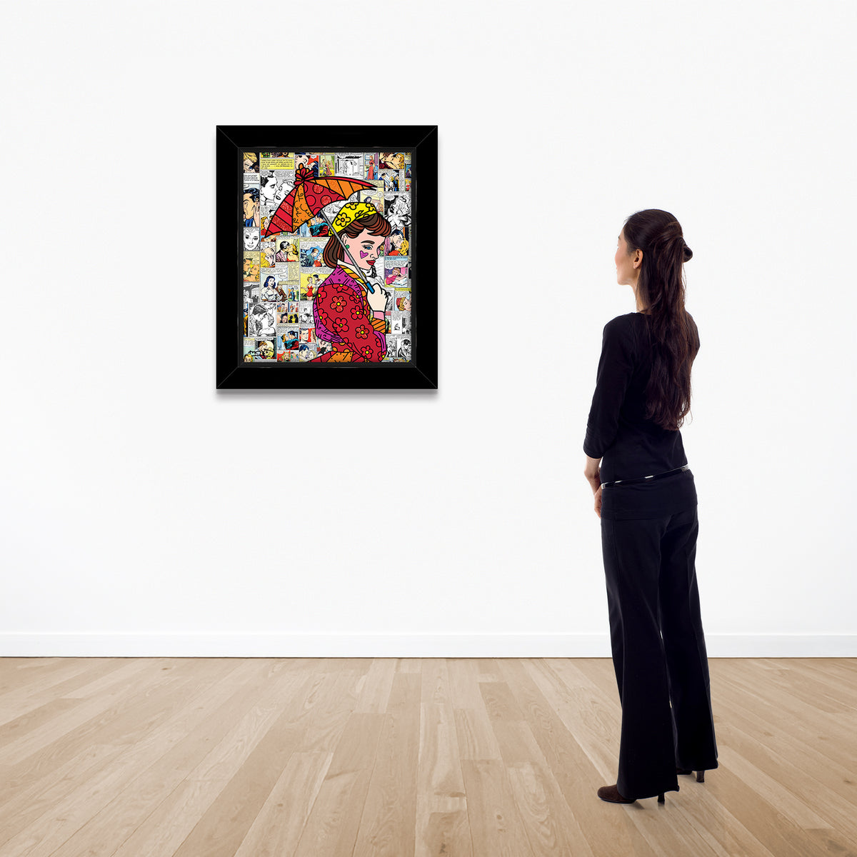 north beach limited edition print  colorful decorative collectible gift idea