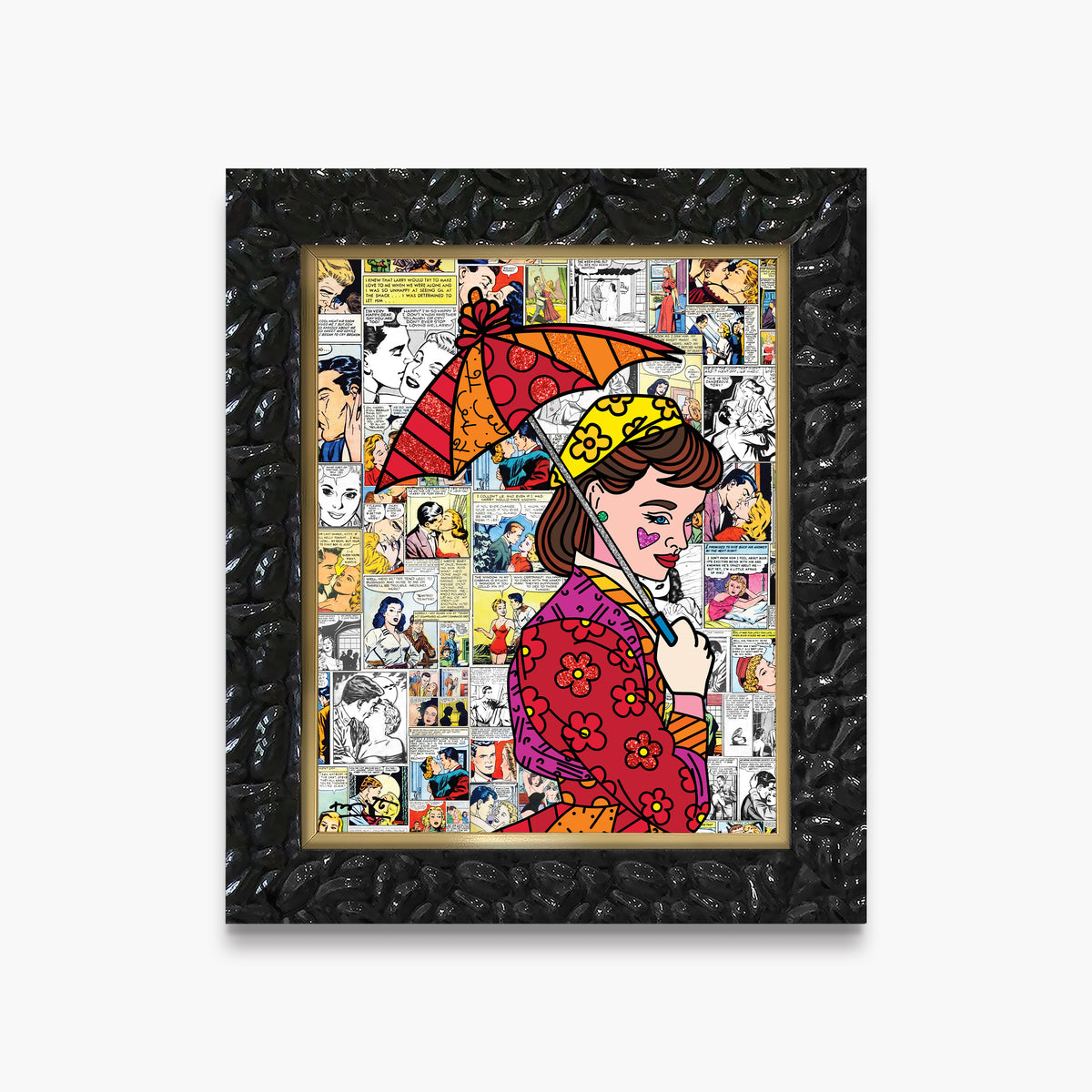 modern pop art north beach limited edition print  vibrant home decor