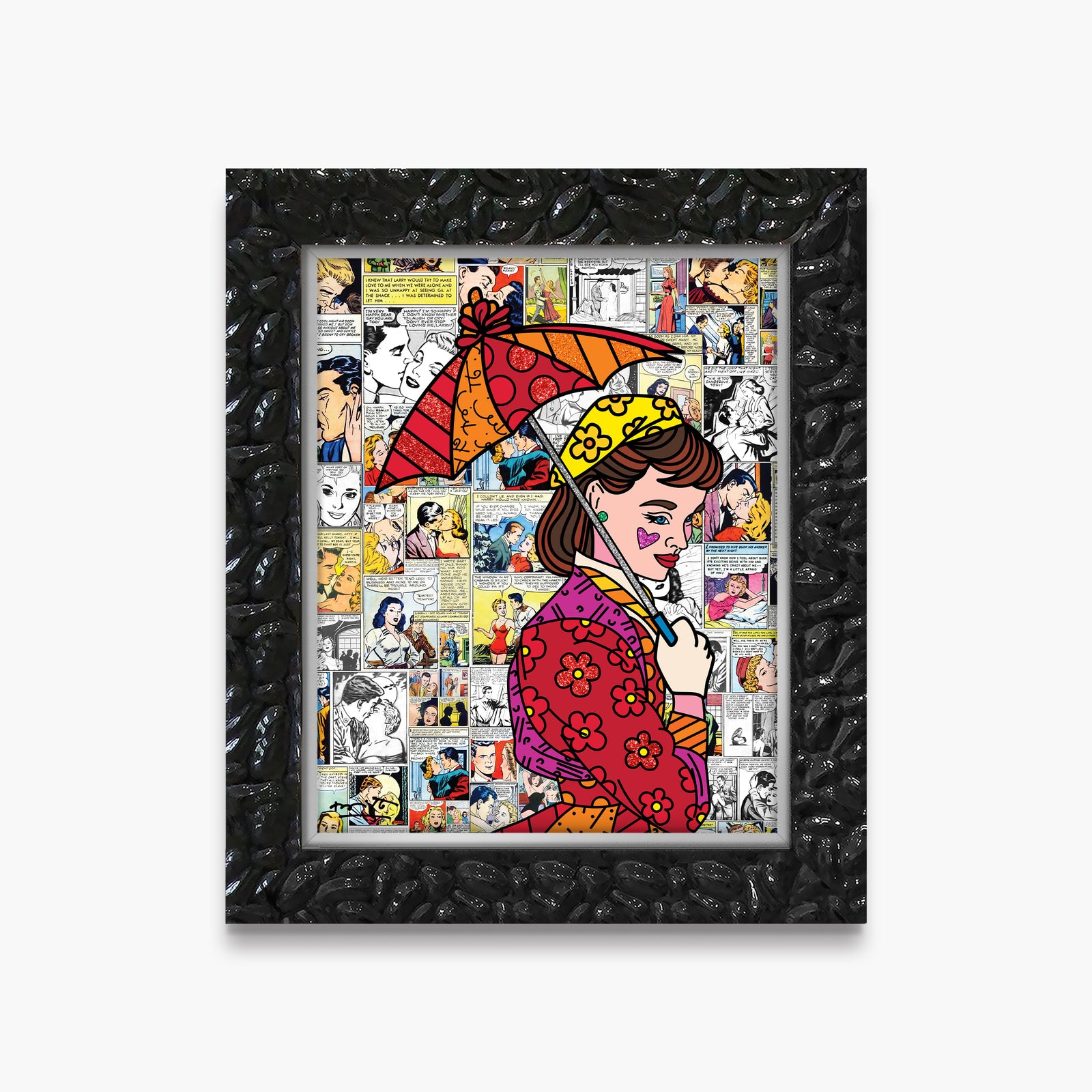 north beach limited edition print  artistic colorful design collectible