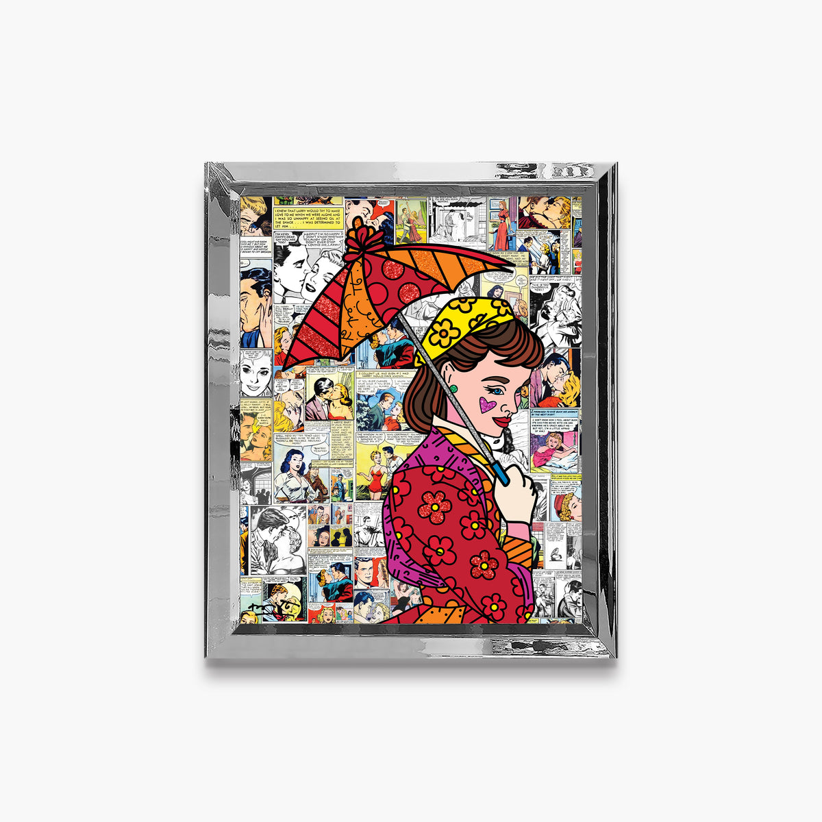 north beach limited edition print  artistic colorful design collectible