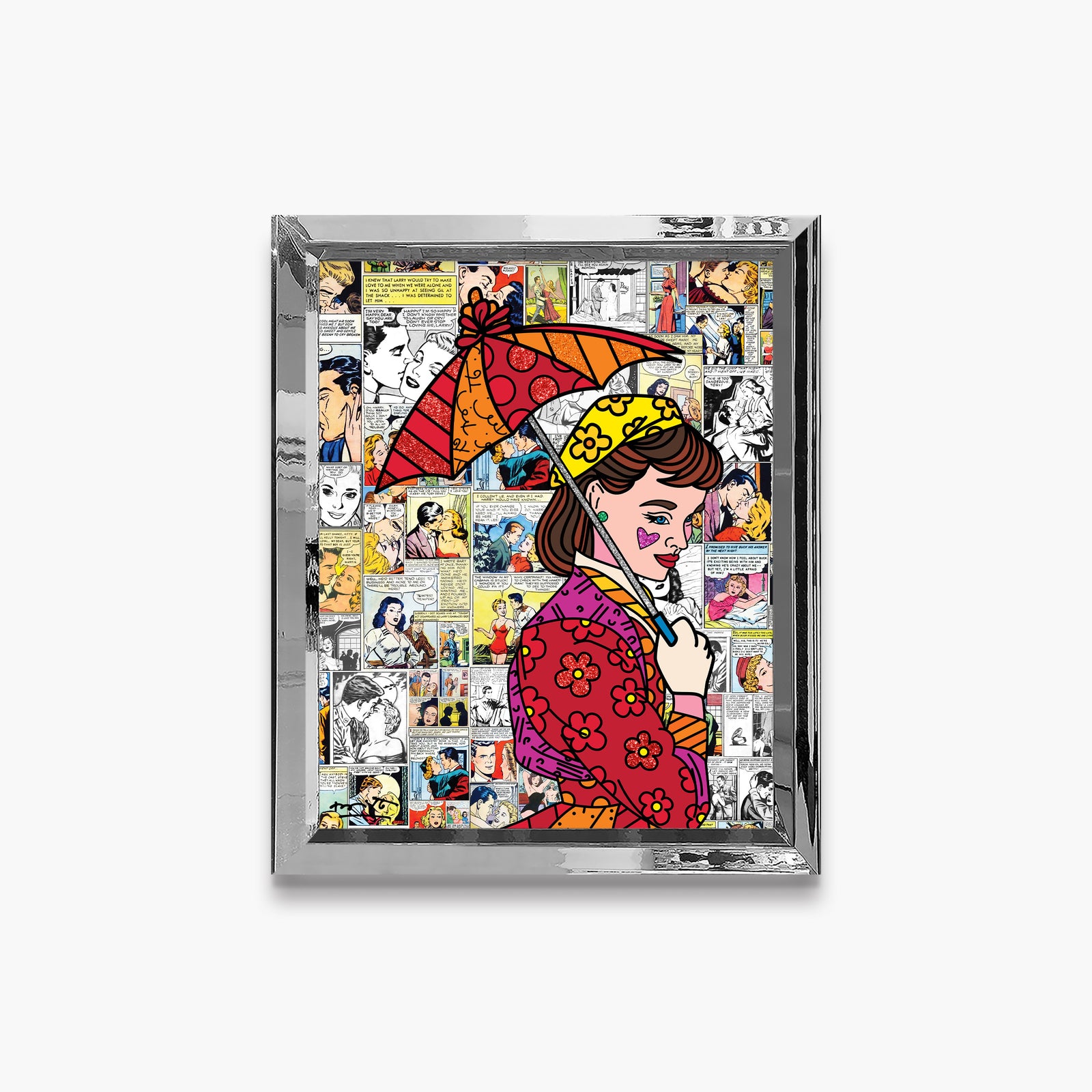 north beach limited edition print  artistic colorful design collectible