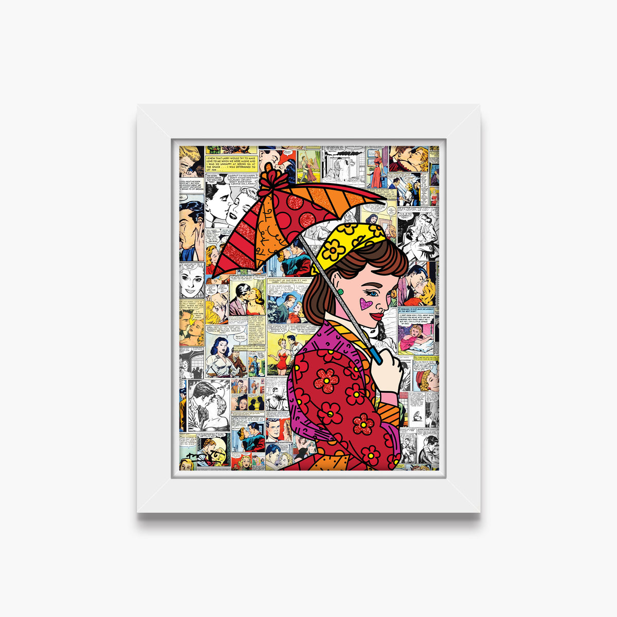 north beach limited edition print  colorful decorative collectible gift idea