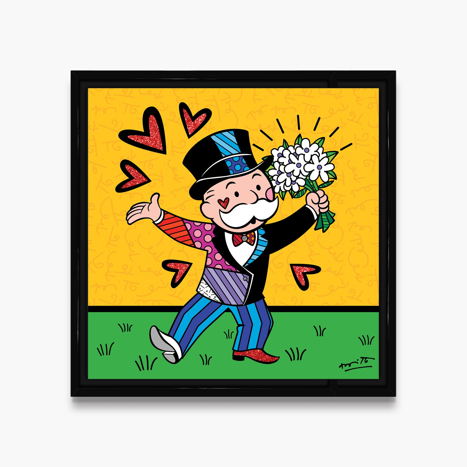 Flowers Of Joy (Monopoly By Britto) - Limited Edition Print