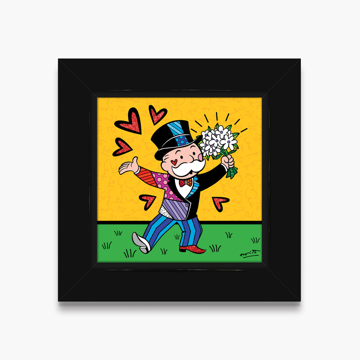 Flowers Of Joy (Monopoly By Britto) - Limited Edition Print