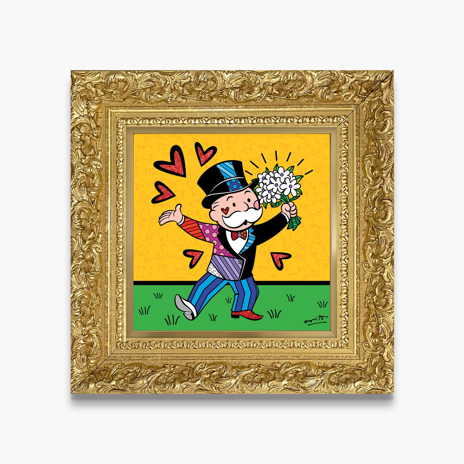 Flowers Of Joy (Monopoly By Britto) - Limited Edition Print