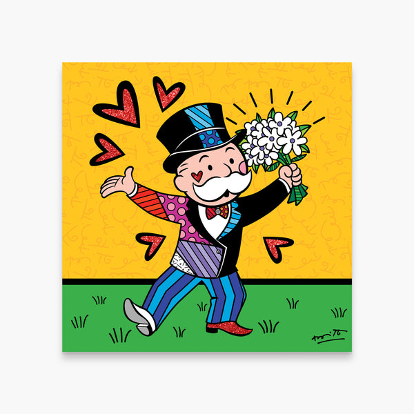 Flowers Of Joy (Monopoly By Britto) - Limited Edition Print