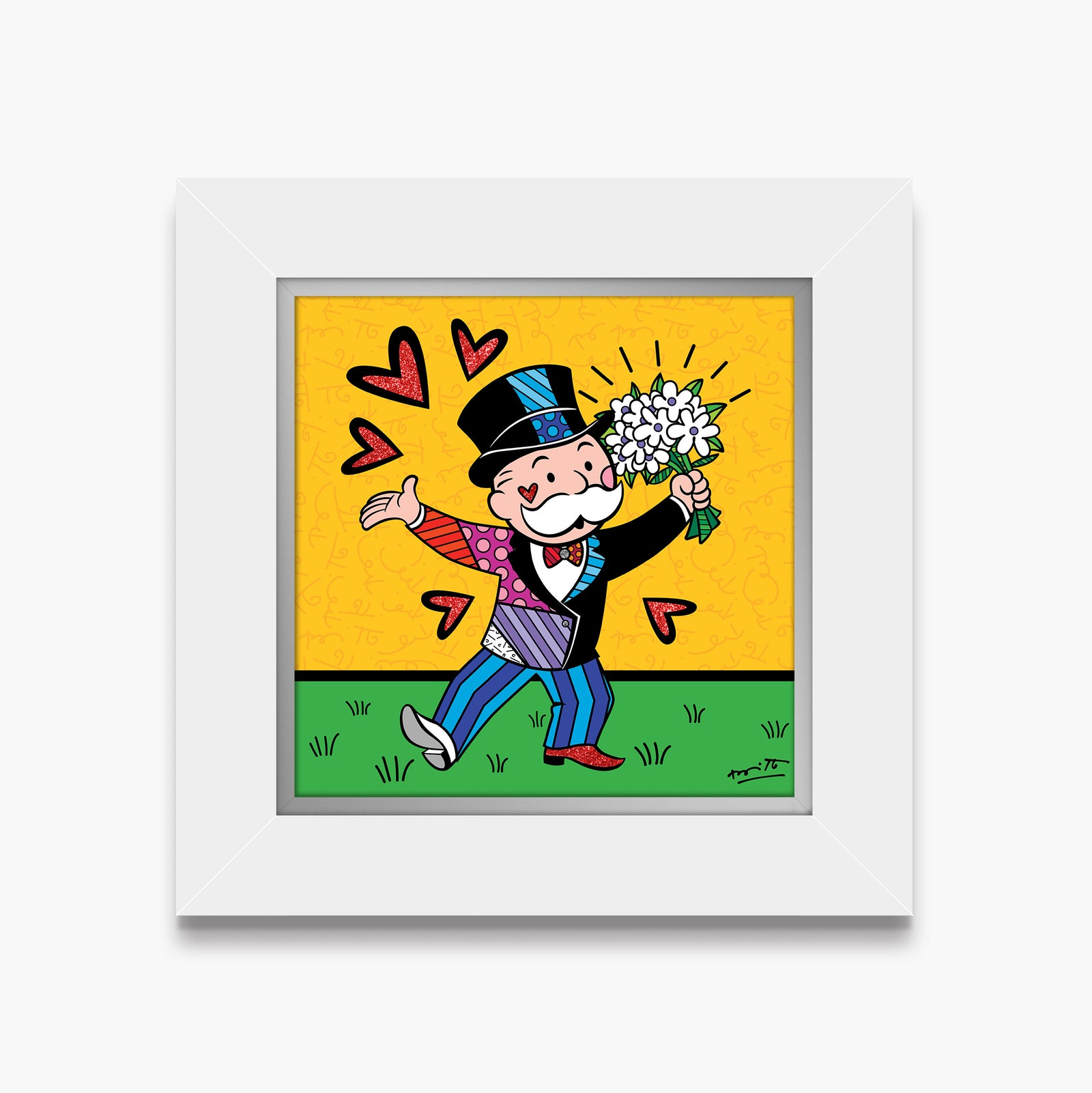 Flowers Of Joy (Monopoly By Britto) - Limited Edition Print