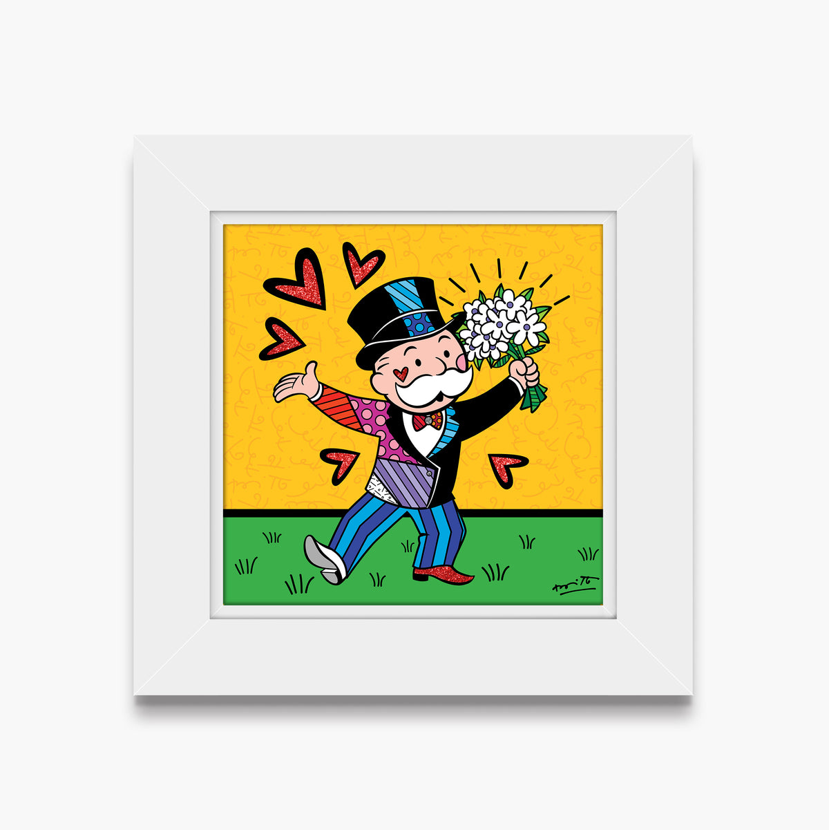 Flowers Of Joy (Monopoly By Britto) - Limited Edition Print