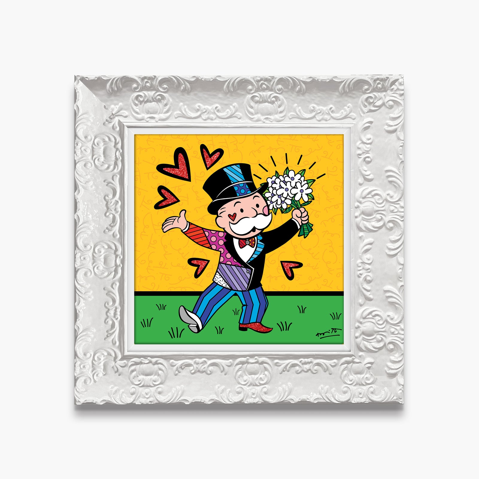 Flowers Of Joy (Monopoly By Britto) - Limited Edition Print