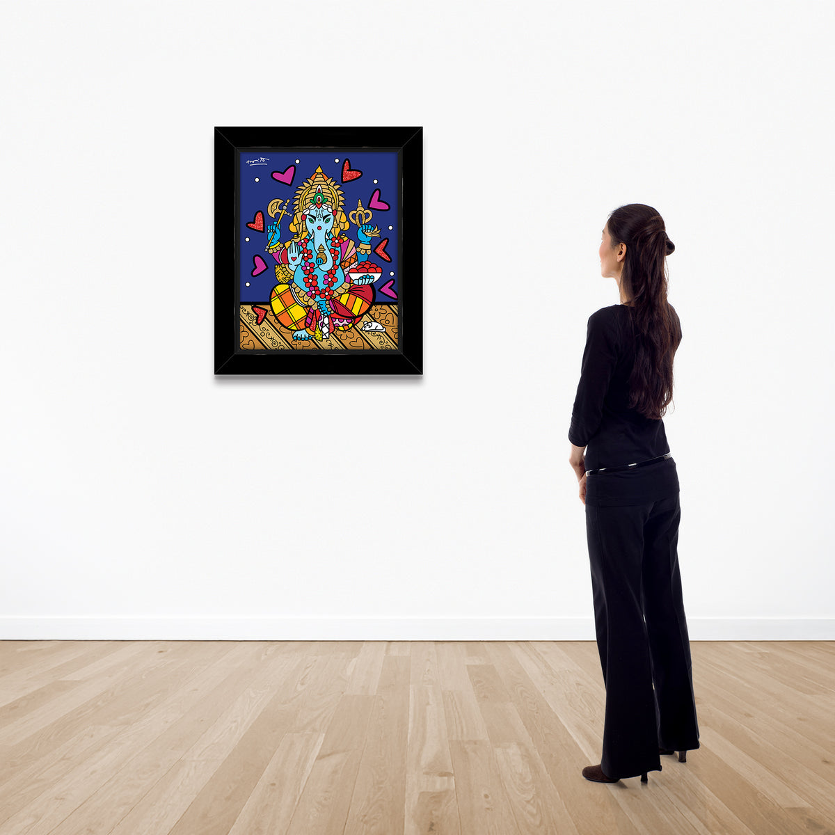 ganesh limited edition print  colorful decorative collectible gift idea