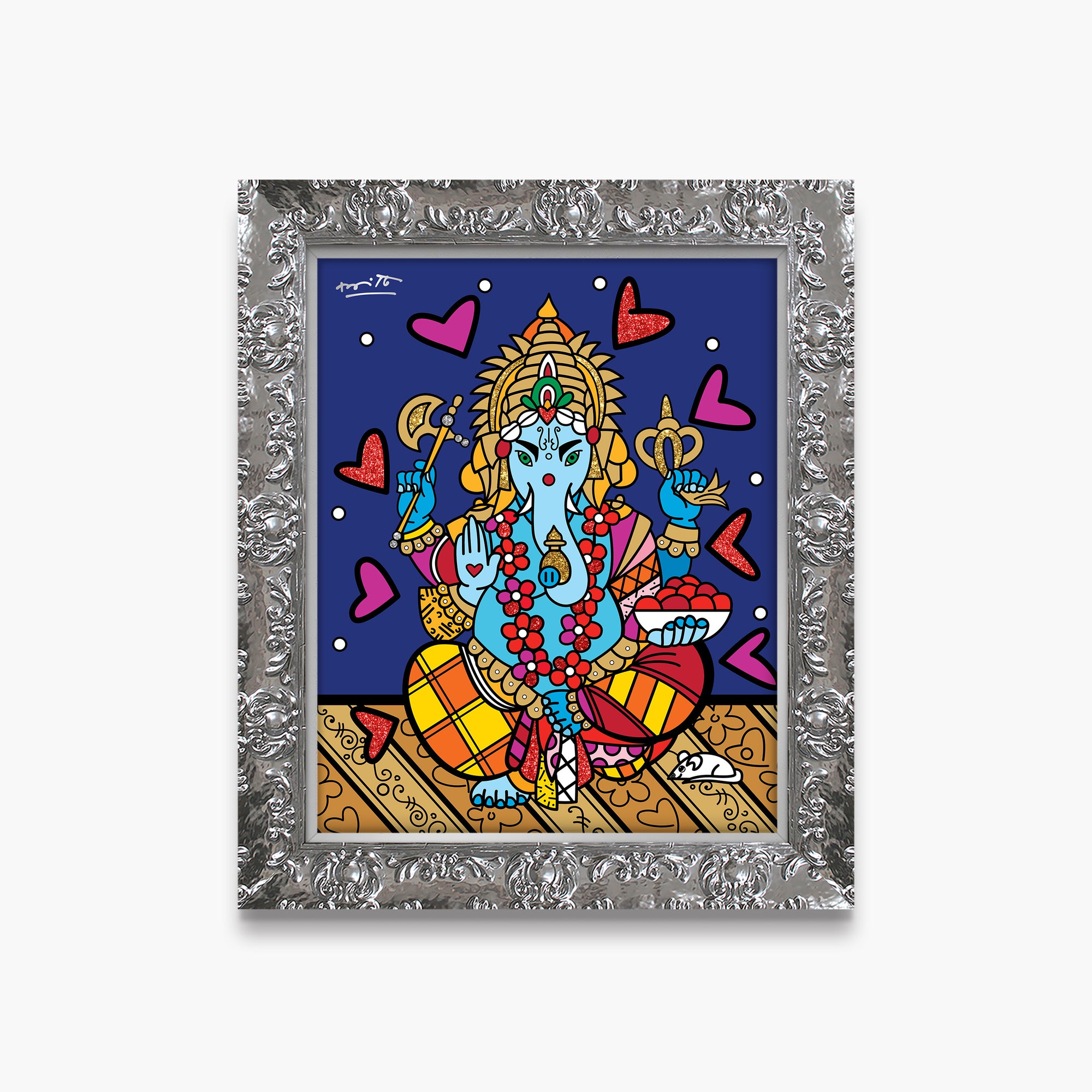 Ganesh in Bloom（ガネーシャ・イン・ブルーム） Ganesh - Limited Edition Print - Shop Britto