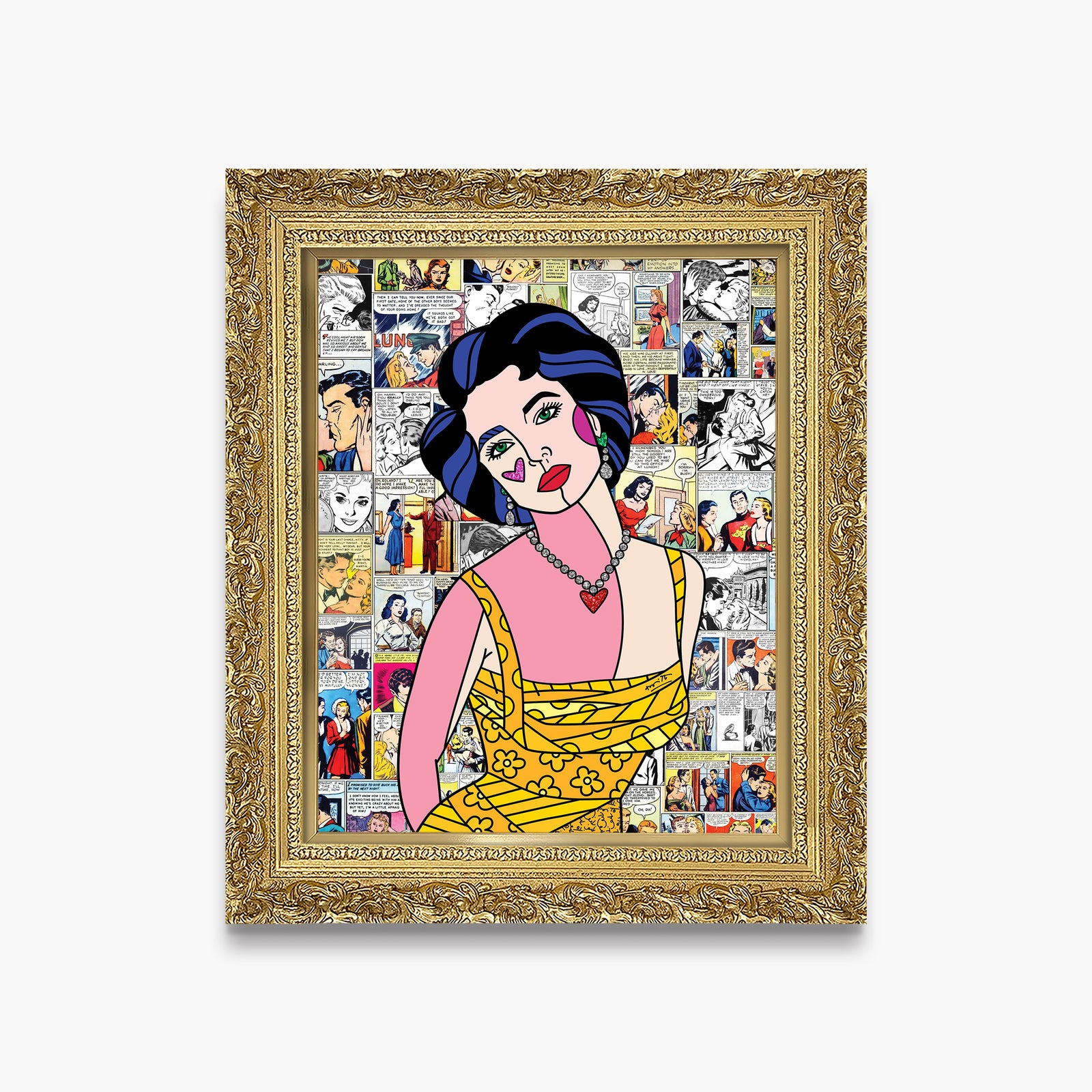 liz taylor limited edition print  colorful decorative collectible gift idea