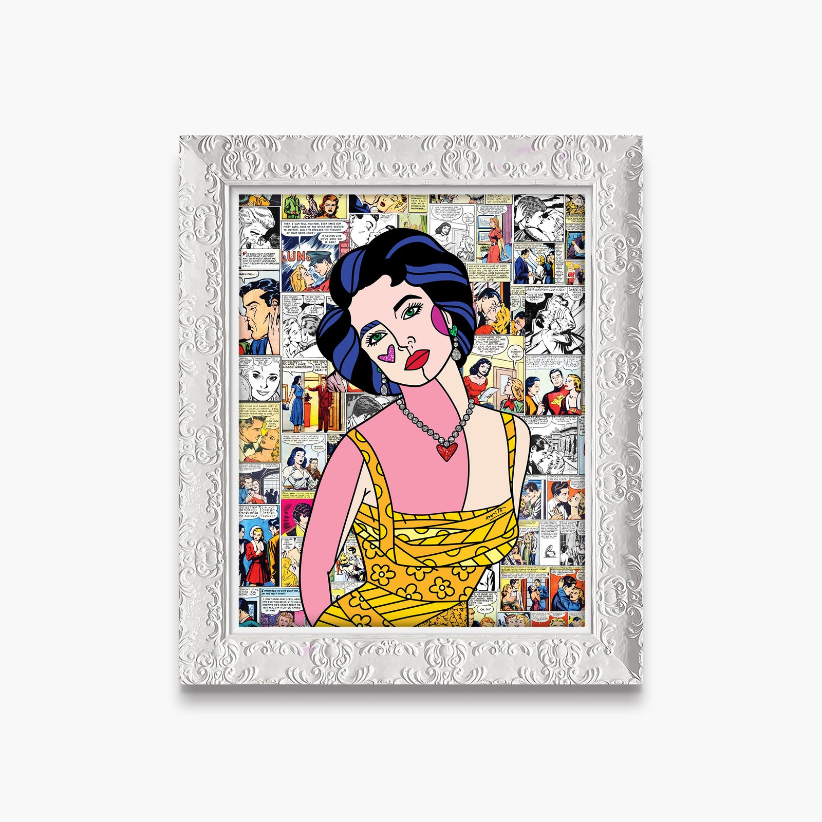 liz taylor limited edition print  artistic colorful design collectible