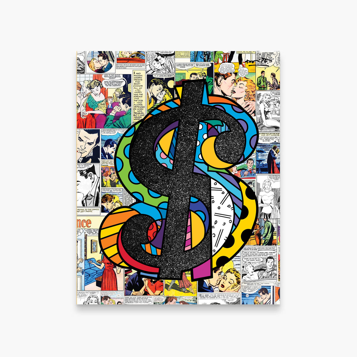 currency of love limited edition  artistic colorful design collectible