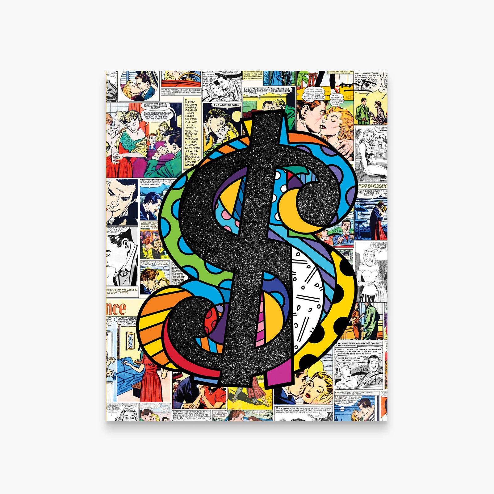 currency of love limited edition  artistic colorful design collectible