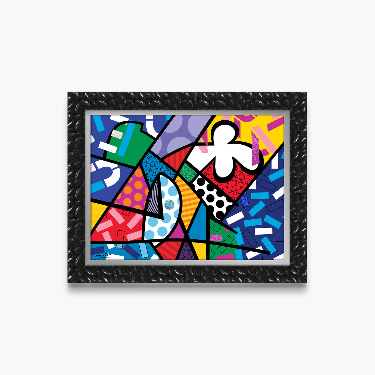 modern pop art chaos limited edition print  vibrant home decor