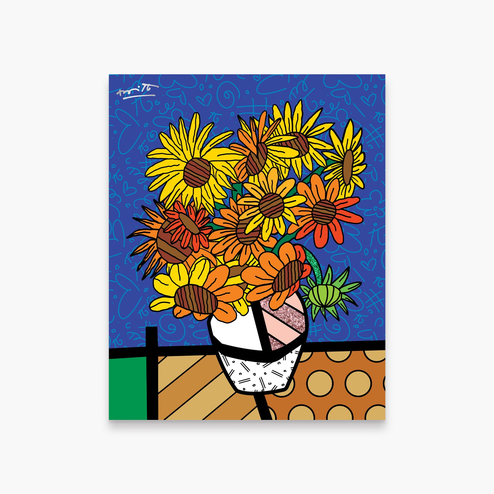 Golden Sunflowers - Limited Edition Print