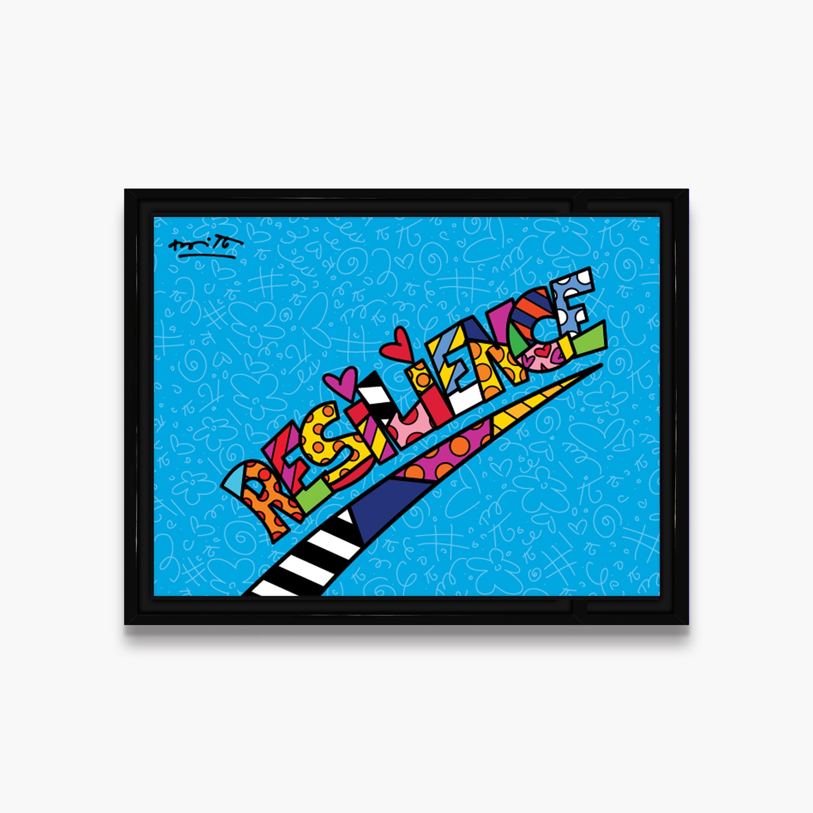 modern pop art resilience limited edition  vibrant home decor