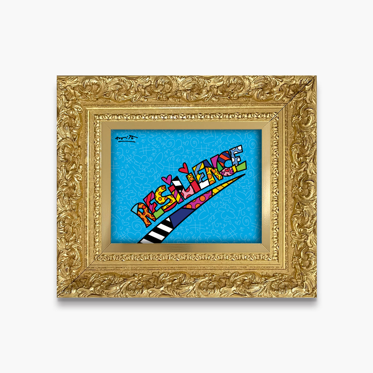 modern pop art resilience limited edition  vibrant home decor