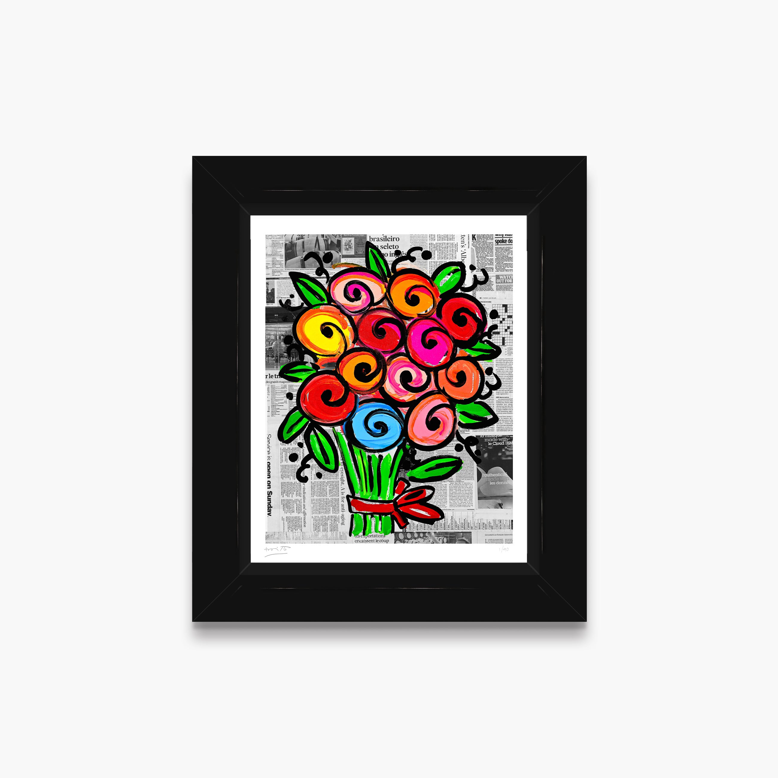 innocentGrey　FLOWERS Art Works Couleur Madeline's Flowers - Limited Edition Print - Shop Britto