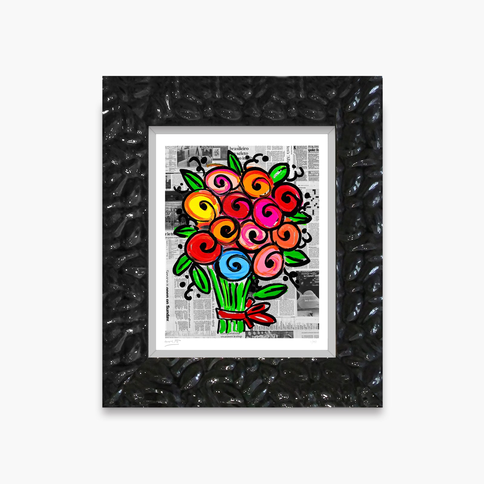 madelines flowers limited edition print  colorful decorative collectible gift idea