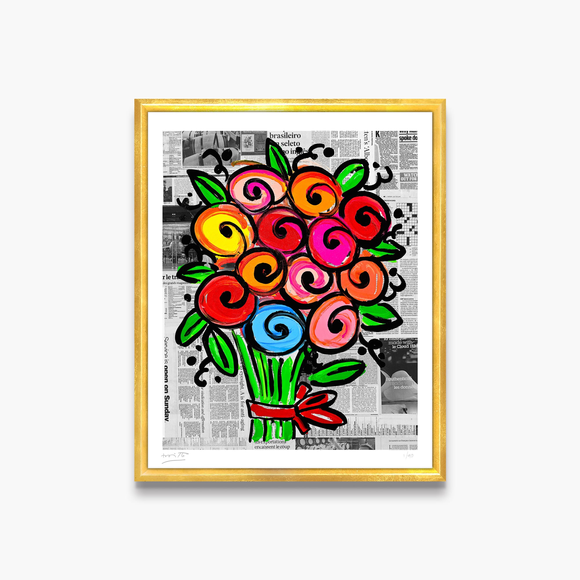 Madeline's Flowers - Limited Edition Print - Shop Britto