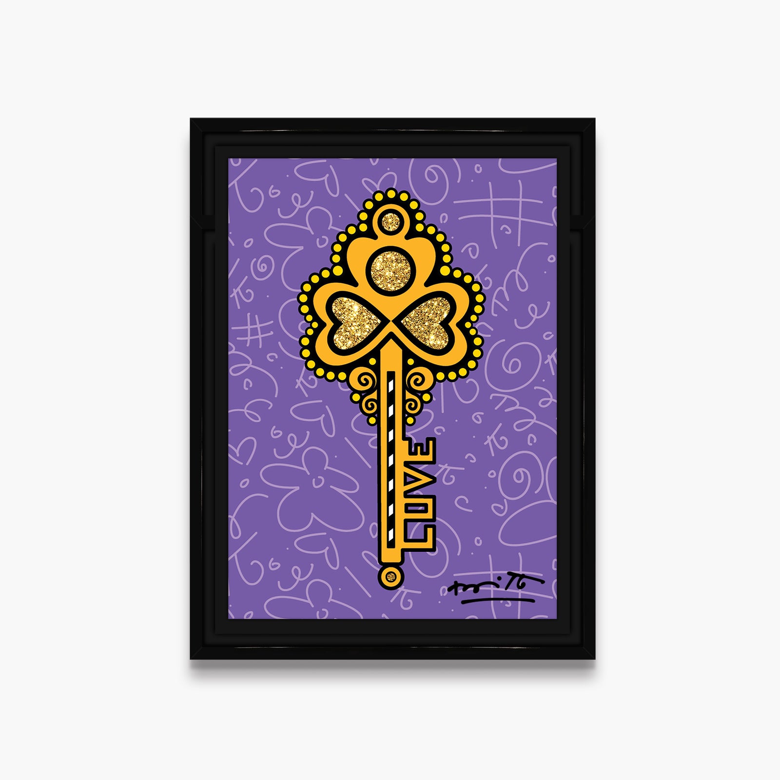 the right key limited edition  artistic colorful design collectible