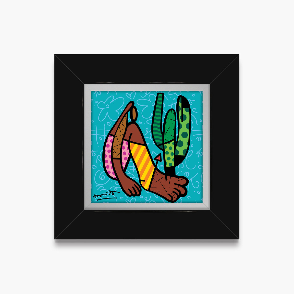 modernism limited edition print  artistic colorful design collectible