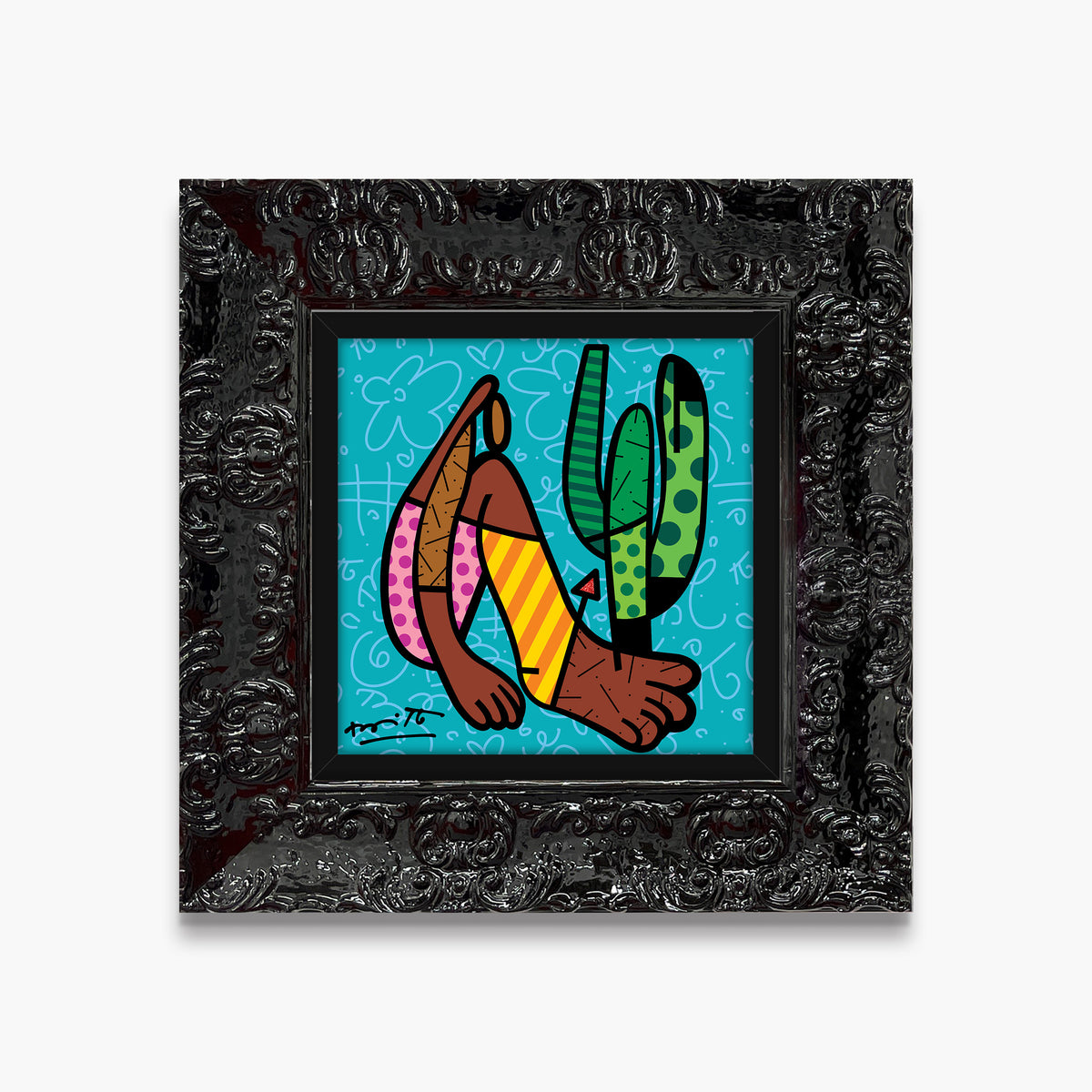 modernism limited edition print  artistic colorful design collectible