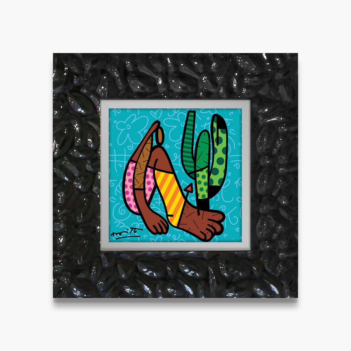 modern pop art modernism limited edition print  vibrant home decor