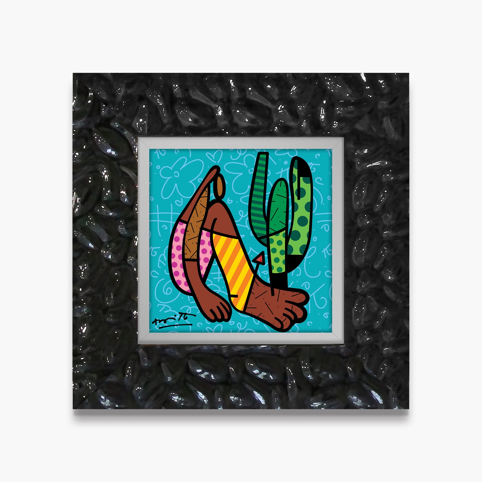 modern pop art modernism limited edition print  vibrant home decor