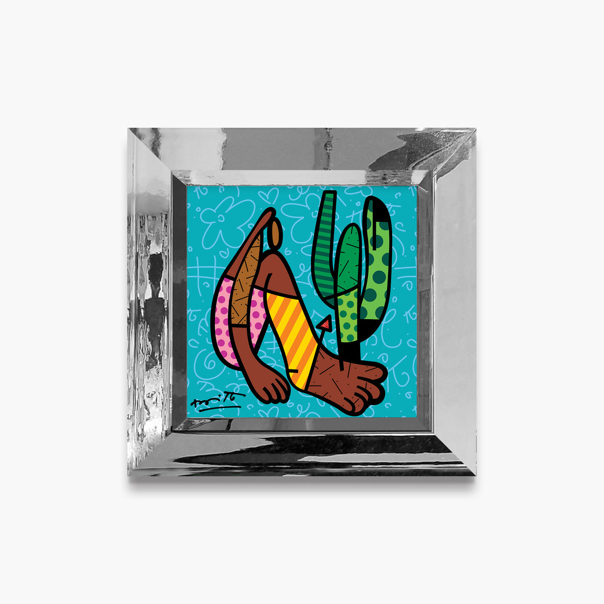 modernism limited edition print  artistic colorful design collectible