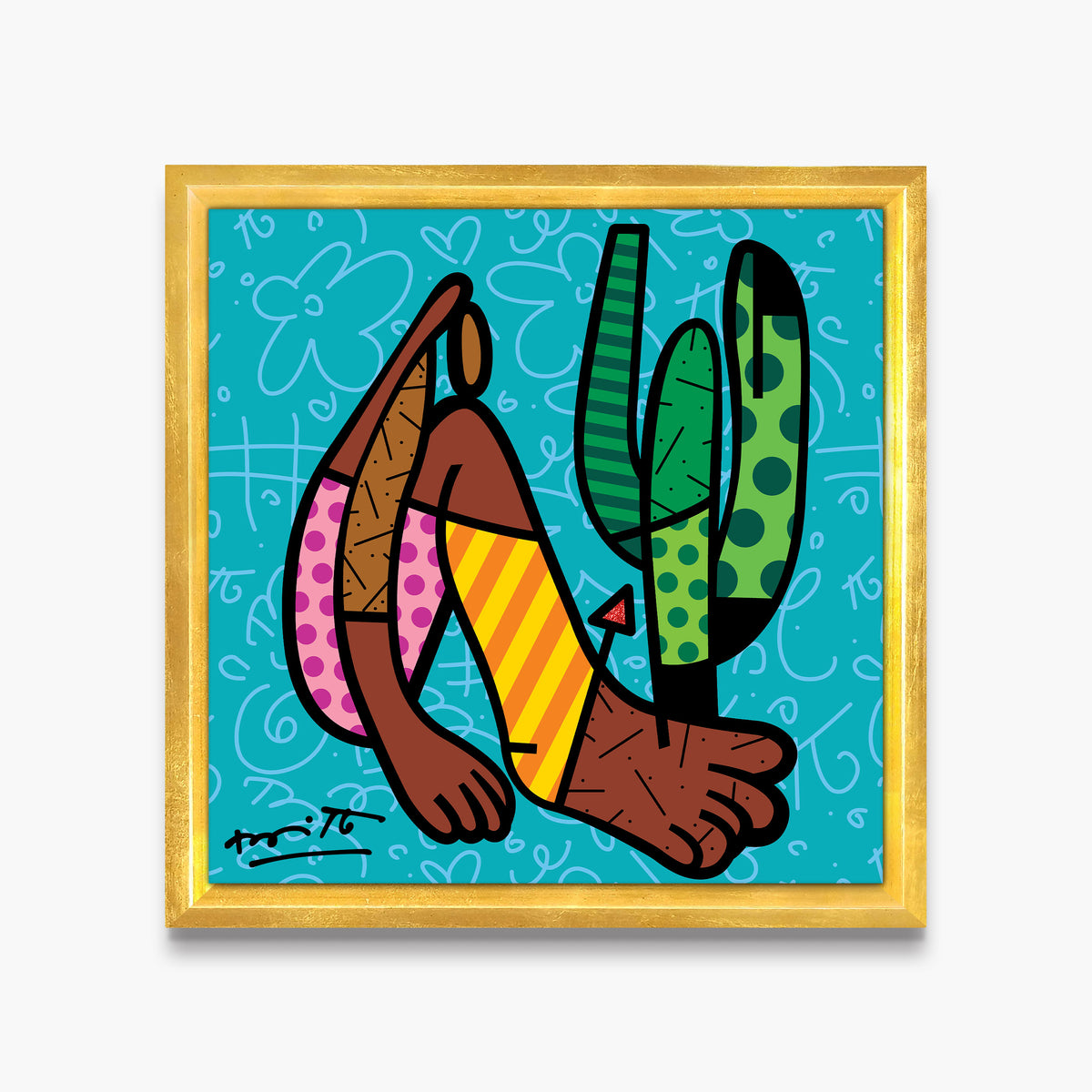 modernism limited edition print  colorful decorative collectible gift idea