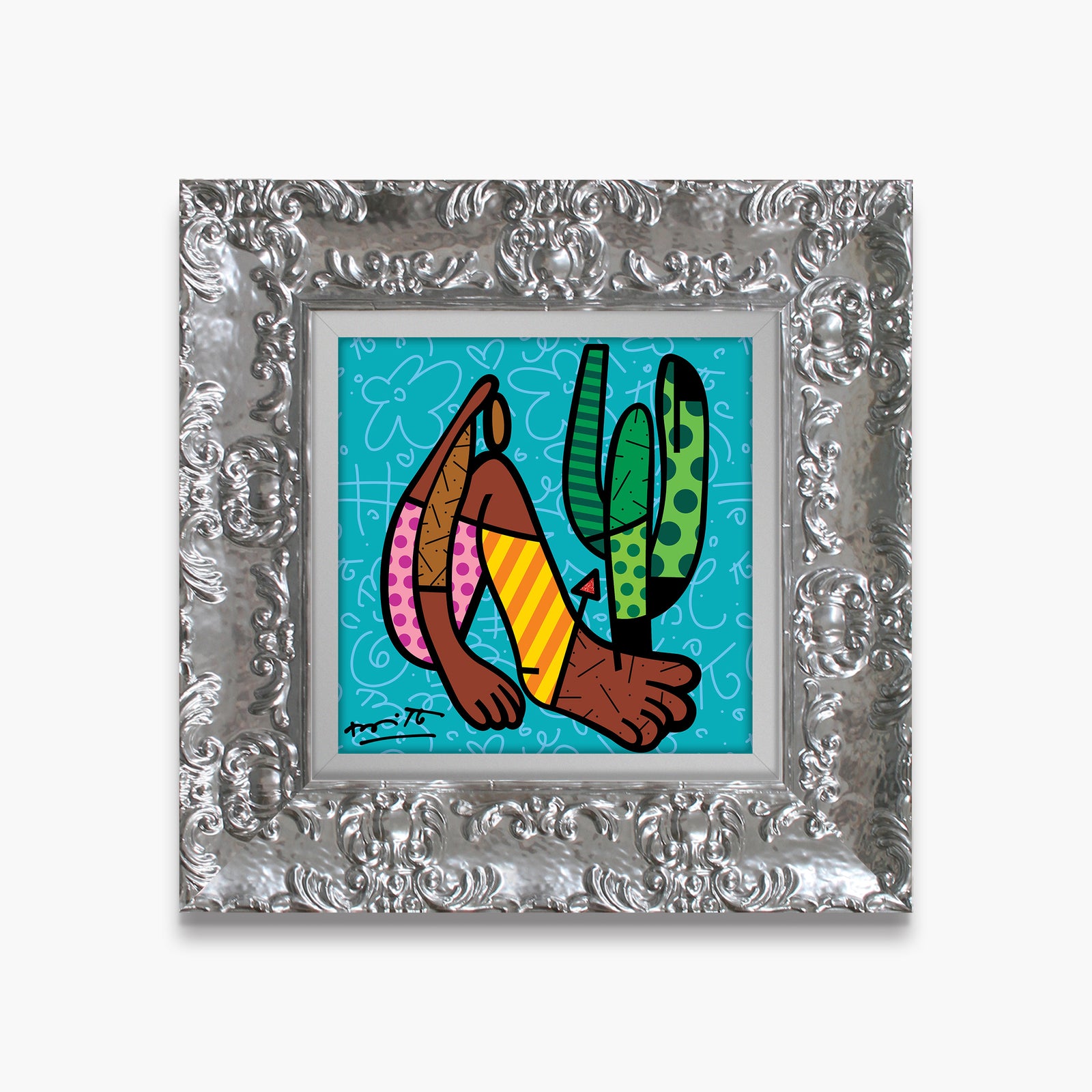 modern pop art modernism limited edition print  vibrant home decor