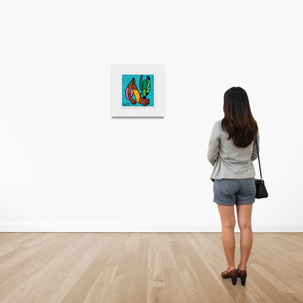 modern pop art modernism limited edition print  vibrant home decor
