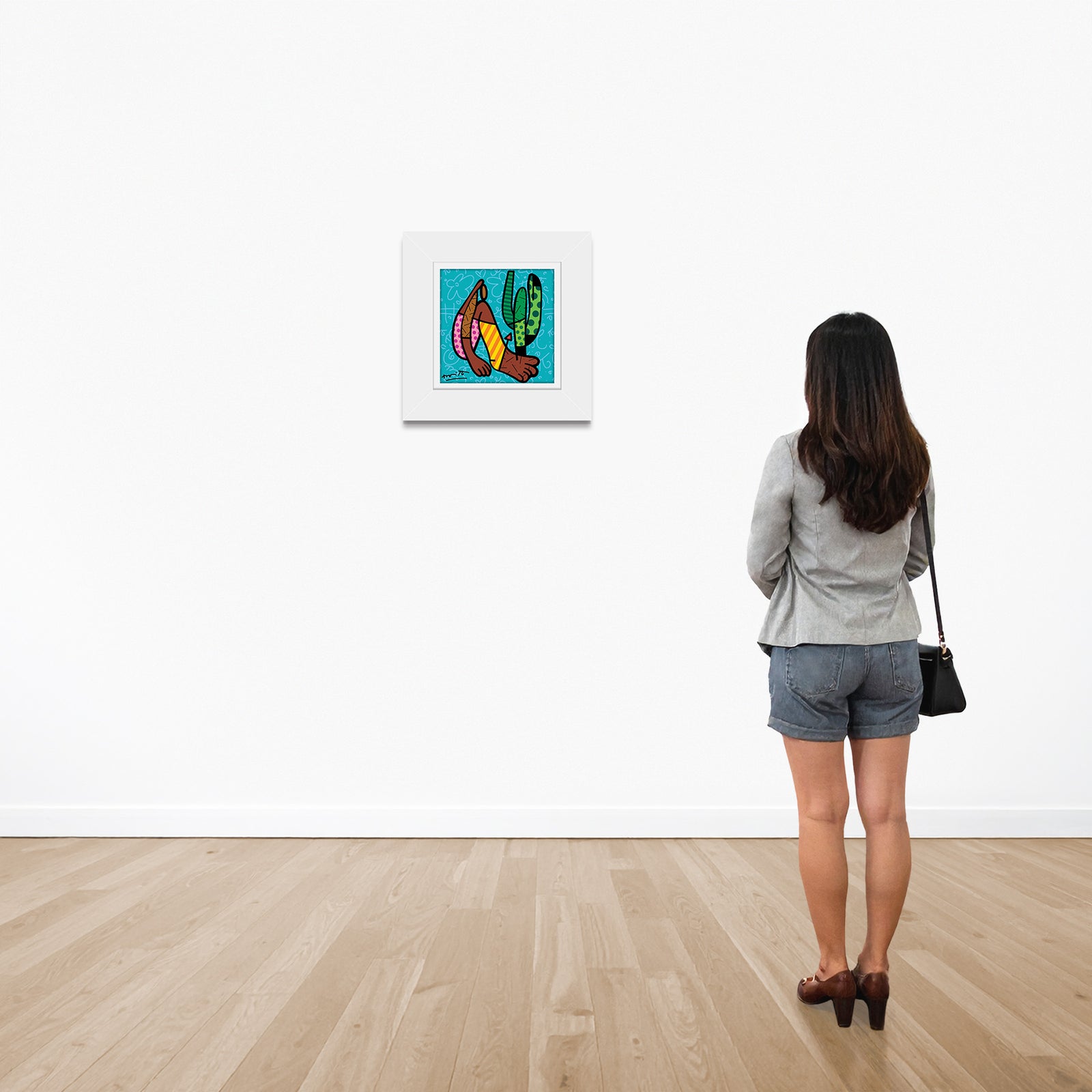 modern pop art modernism limited edition print  vibrant home decor