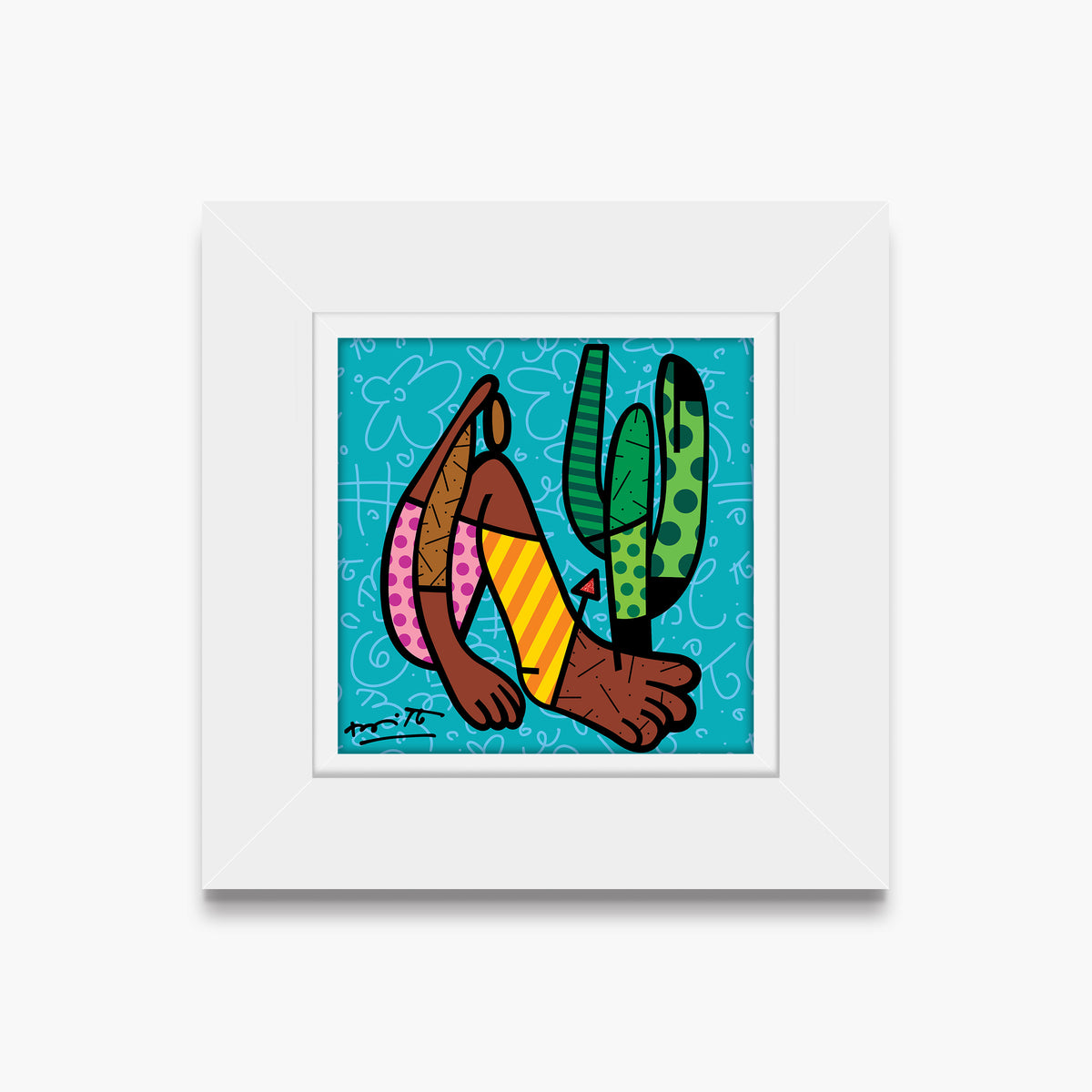 modernism limited edition print  colorful decorative collectible gift idea