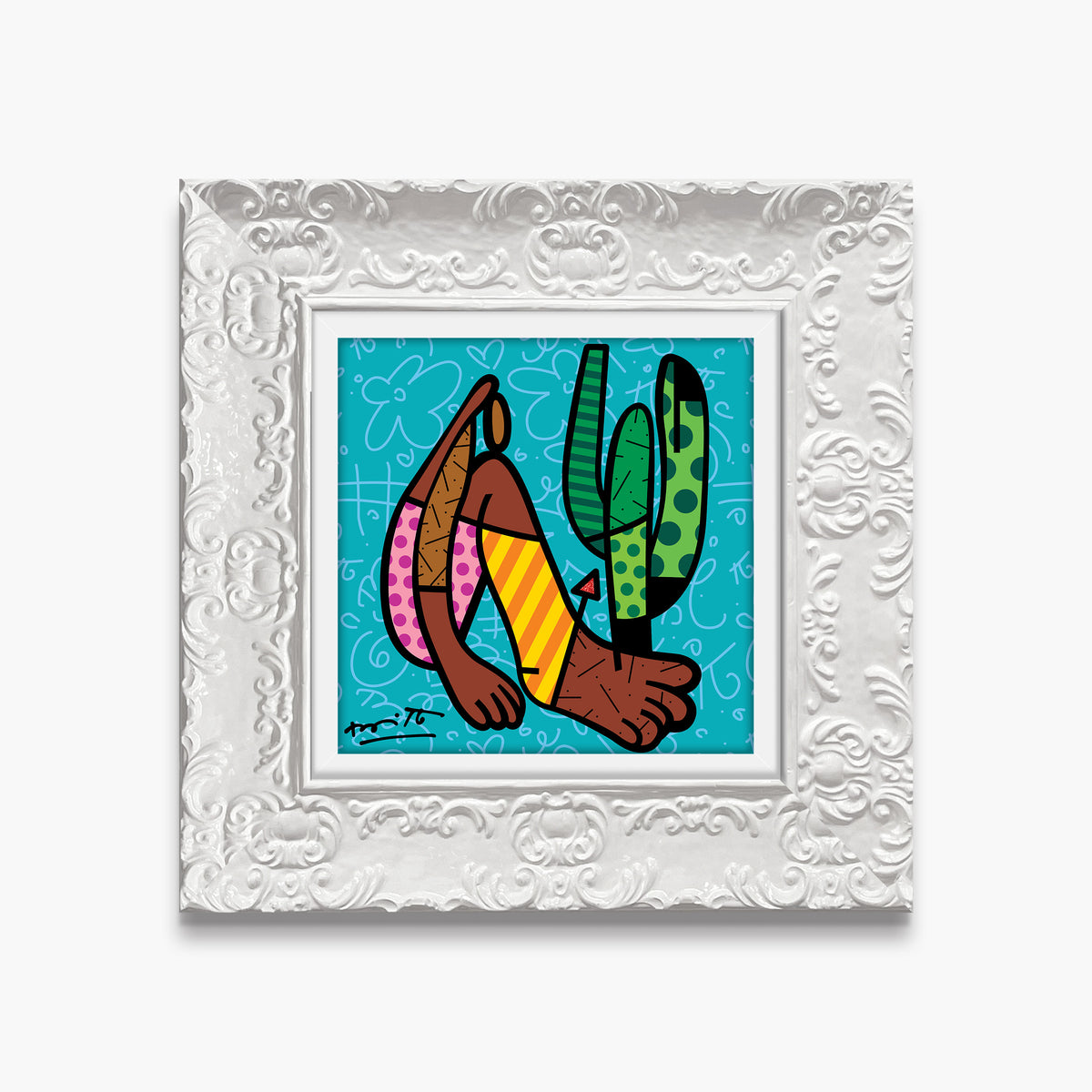 modern pop art modernism limited edition print  vibrant home decor